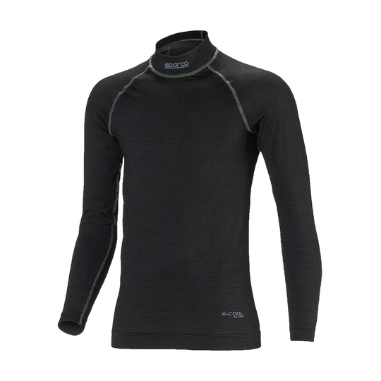 Sparco Shield RW-9 Roll-Neck Underwear Top Black (FIA)