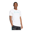 2025 Mercedes AMG Petronas F1 Mens Logo T-shirt white