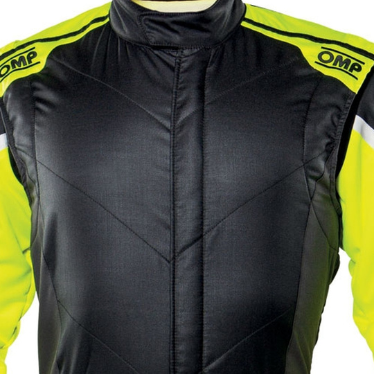 Combinaison OMP Tecnica EVO MY21 noire/jaune (FIA)