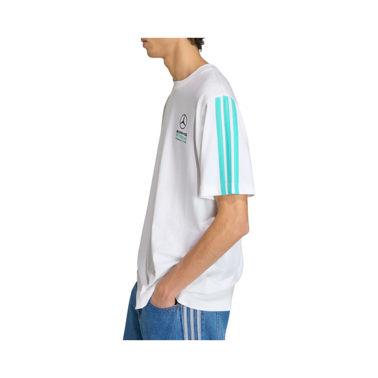 2026 Mercedes AMG F1 DNA Logo T-shirt White
