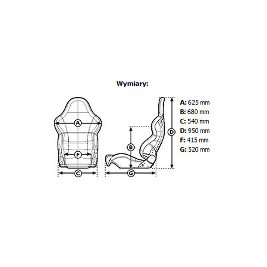 Baquet OMP TRS XL MY14 (FIA)