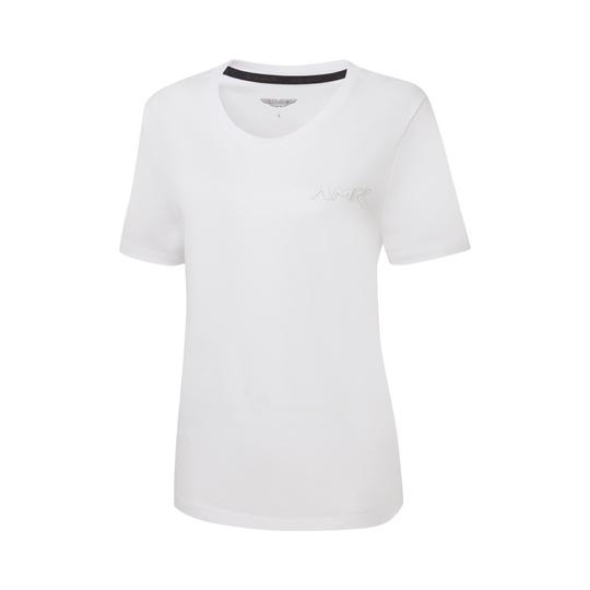 2026 Aston Martin Racing AMR Logo Women's T-shirt White