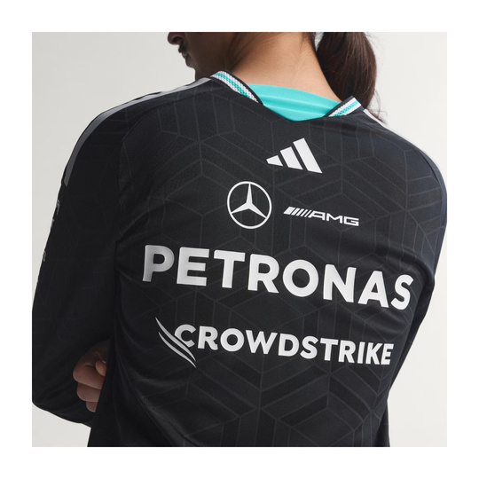 T-shirt à manches longues Mercedes AMG F1 Authentic Team 2026 noir
