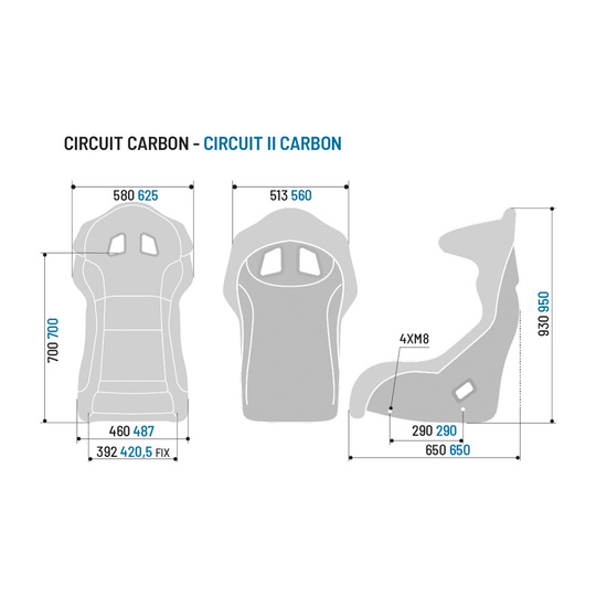 Baquet Sparco Circuit Carbon (FIA)