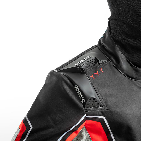 Sparco Superleggera-K Karting Suit Black/Red (FIA)