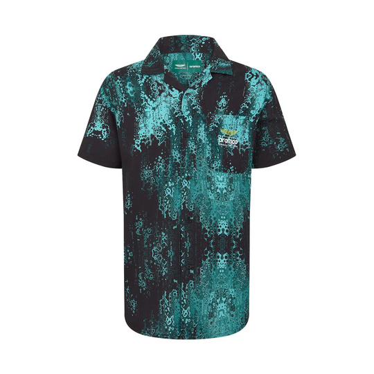 2024 Aston Martin Aramco F1 Midnight Miami Dress Shirt