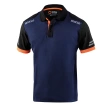 Polo Sparco Tech bleu marine/orange