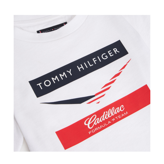T-shirt Cadillac F1 Chevron 2026 enfant blanc