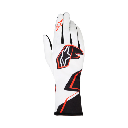 Gants Alpinestars Tech-1 K Race V2 Graphic 1 blancs