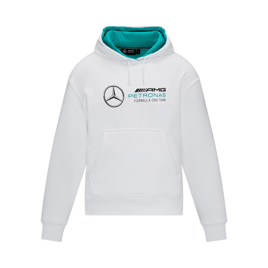  Women's Hoodie Oversize White Mercedes AMG F1