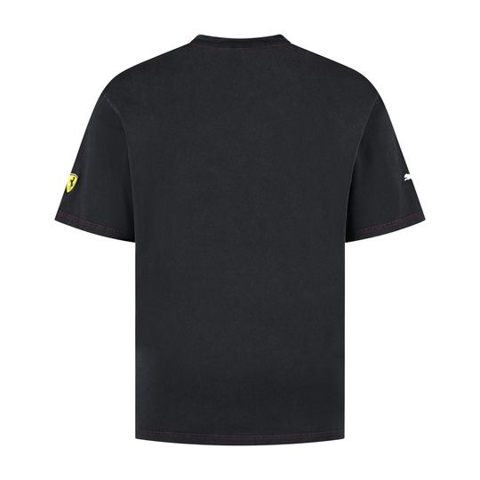 2025 Scuderia Ferrari F1 Men's Graphic Black T-shirt