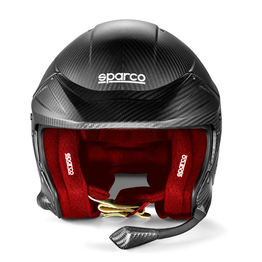 Casque Sparco Flux RJ-i Carbon rouge (FIA)