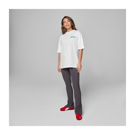 2025 Formula 1 Puma Men's Legacy Graphic White T-shirt