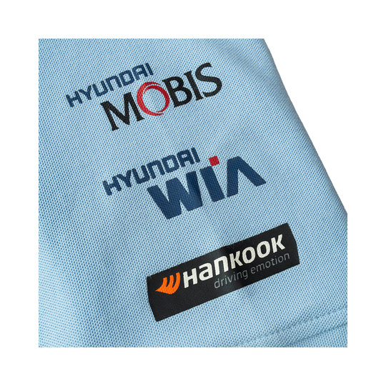 2025 Hyundai Motorsport Men's Polo Shirt Team WRC blue