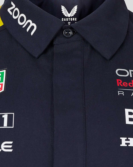 Chemise boutonnée de l'équipe Red Bull Racing 2024 pour hommes