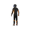 Sparco Thunder Kids Race Suit Black/Orange (FIA)