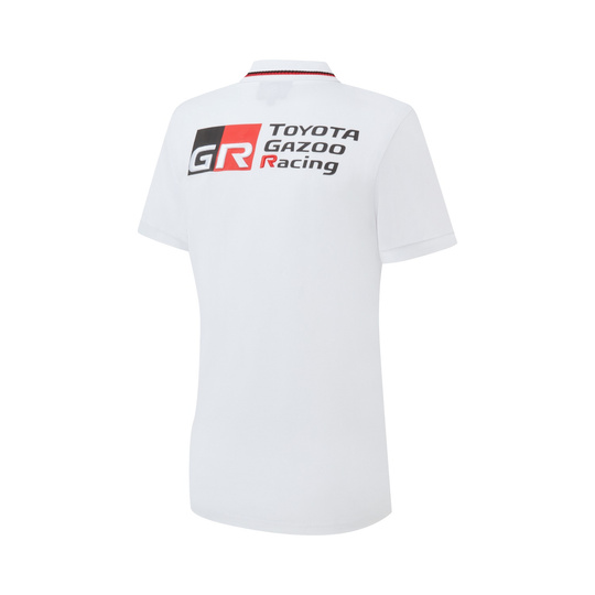 Polo mujer Toyota Gazoo Racing GR Badge 2026 blanca