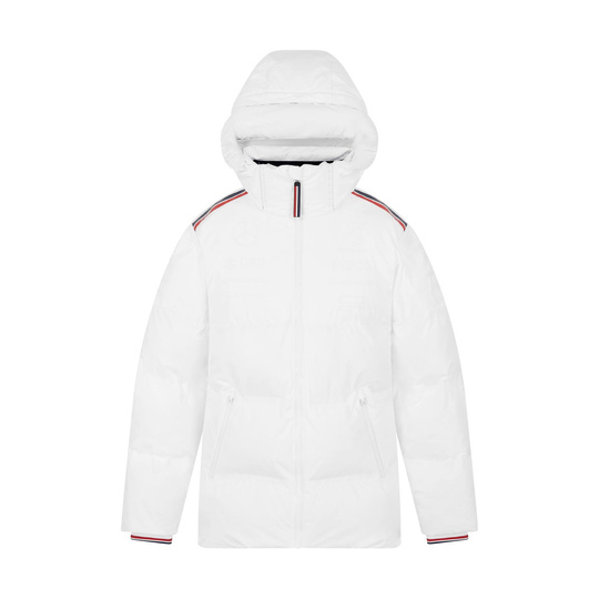 2024 Mercedes AMG Petronas F1 Team White Puffer Jacket