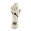 OMP Italy DIJON MY21 Racing Gloves Cream (FIA homologation)