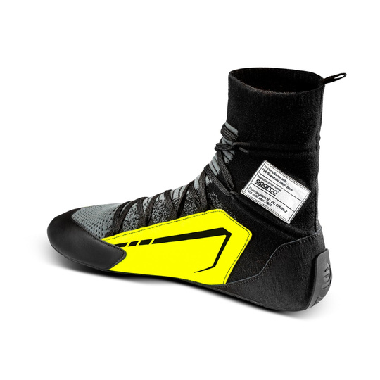 Sparco Italy X-LIGHT+ Racing Shoes Black/Yellow (FIA)