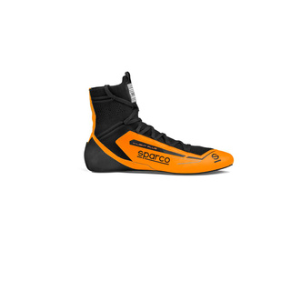 Sparco Italy X-LIGHT+ Racing Shoes Black/Orange (FIA)