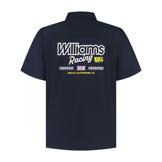 2025 Williams F1 Racing Men's Mechanic Dress Shirt