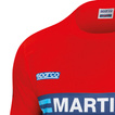T-shirt Sparco Martini Racing rouge
