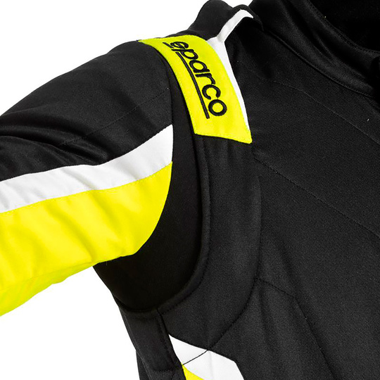 Sparco Sprint Pro MY25 Race Suit Black/Yellow (FIA)