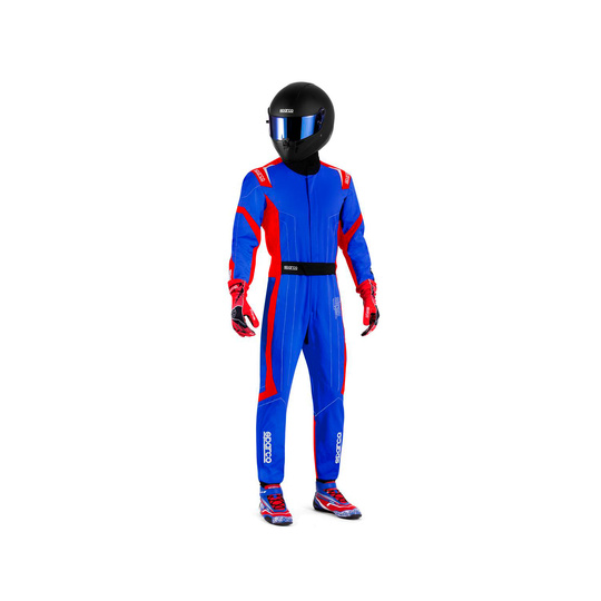 Sparco Thunder Karting Suit Blue/Red (FIA)