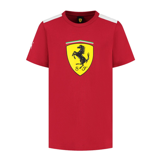 2025 Scuderia Ferrari F1 Mens Shield T-shirt red