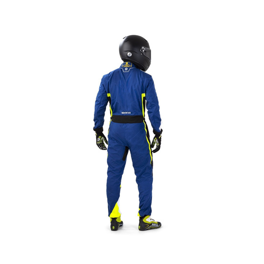 Sparco Italy KERB MY20 Karting Suit blue/yellow (with homologation CIK-FIA)