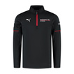 2025 Porsche Motorsport Men's 1/4 Zip Mid-layer Sweatshirt Black