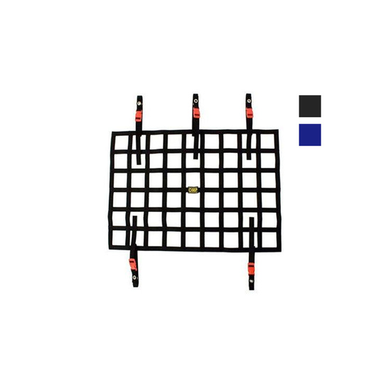 Red de seguridad para ventana OMP negra (FIA)