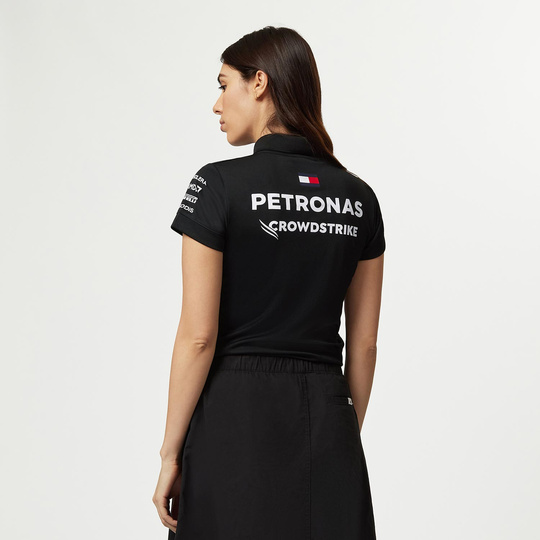  Mercedes AMG Germany F1 Ladies Team Polo Shirt Black