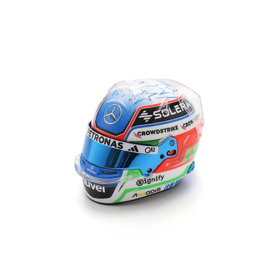 Casque miniature Mercedes AMG F1 Kimi Antonelli 1:5