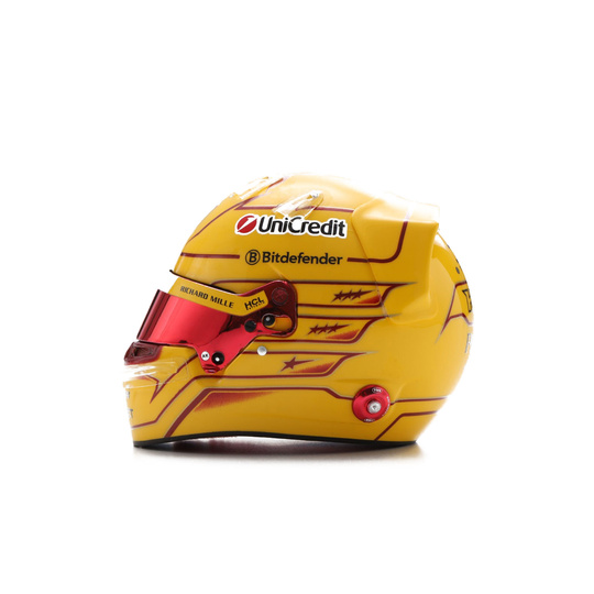 Casco de Lewis Hamilton de la Scuderia Ferrari para el Fiorano, escala 1:5