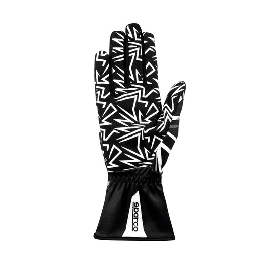 Sparco K-Rookie Racing Gloves Black/White