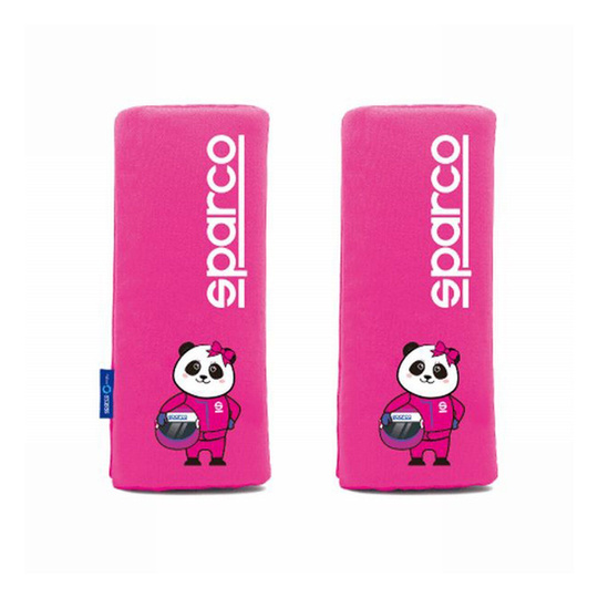 Sparco Panda Mini Harness Pads Pink
