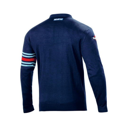 Sparco Italy Mens Martini Crew Sweatshirt navy blue