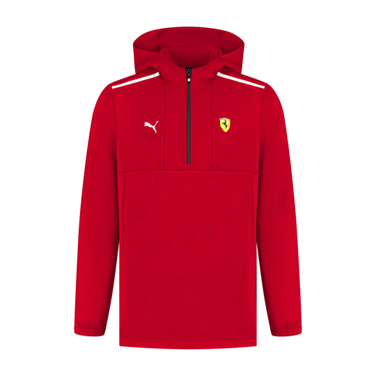 2025 Ferrari F1 Men's 1/4 Zip Pullover Sweatshirt Red