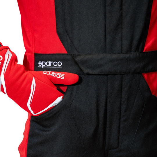 Mono Sparco Sprint Advanced negro/rojo (FIA)