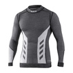 Camiseta interior de cuello alto Sparco RW-10 Shield PRO gris (FIA)