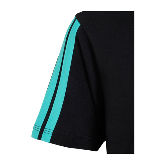 Camiseta infantil Mercedes AMG F1 DNA Logo 2026 negra