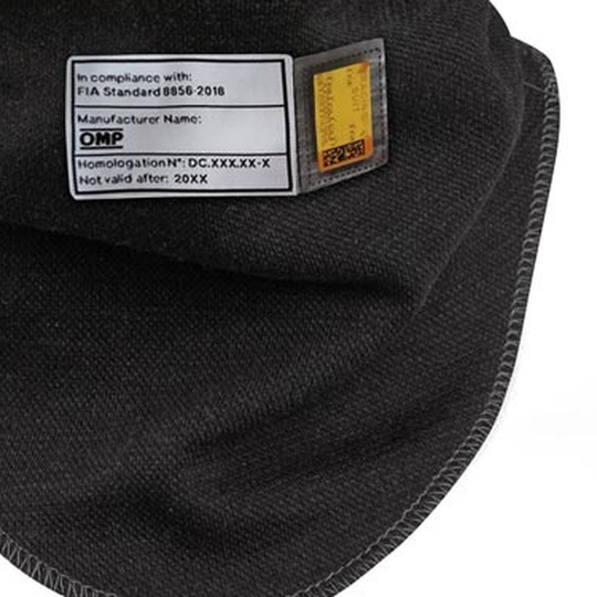 Cagoule OMP First MY22 noire (FIA)