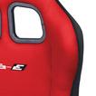 Baquet OMP TRS MY14 rouge (FIA)