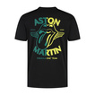 2025 Aston Martin Aramco F1 Men's Wireframe Graphic T-Shirt