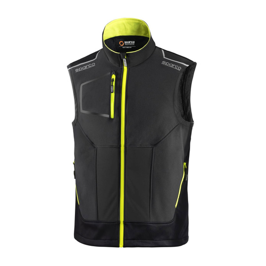 Chaleco Sparco Tech gris/amarillo