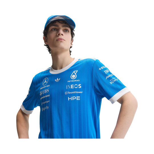 T-shirt Mercedes AMG F1 Authentic Blue Wonder 2026