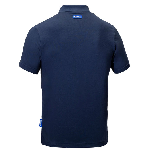 Sparco Grit Polo Shirt Navy Blue