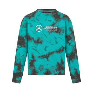 Mercedes AMG F1 Crew Neck Tie Dye Sweatshirt